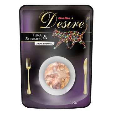 Hrana Umeda Plic DESIRE Ton File si Creveti in Supa 70g