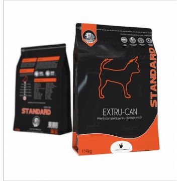 Hrana Uscata Extru-Can Standard Talie Mica, 4 kg