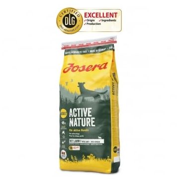 JOSERA Active Nature, XS-XL, Pasăre și Miel, hrană uscată câini, activitate intensă, 15kg