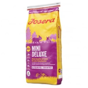 JOSERA Mini Deluxe, XS-S, Miel, hrană uscată fără cereale câini, sensibilități dentare, 15kg