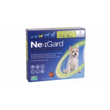 NexGard Spectra M comprimate masticabile, 7.5-15 kg, 1 comprimat