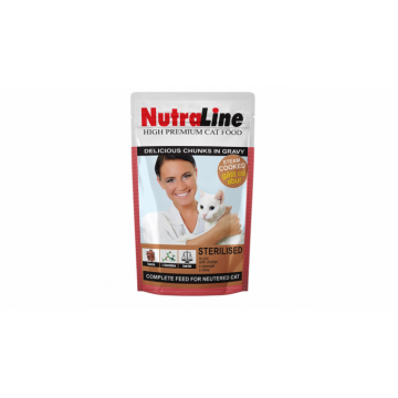 Nutraline Cat Plic Sterilised, 100 G