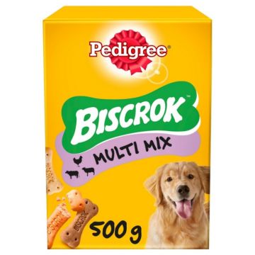 Pedigree Biscrok Multi Mix, 500 g la reducere