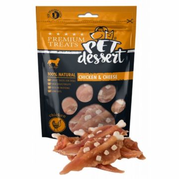 Pet s Dessert Chicken Cheese, 80 g ieftina