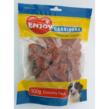 Recompense pentru caini Enjoy Carnivore cu miel si orez 300 g de firma originala