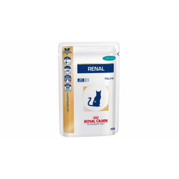 Royal Canin Felin Hrana Umeda Renal cu Ton 12x85 g ieftina