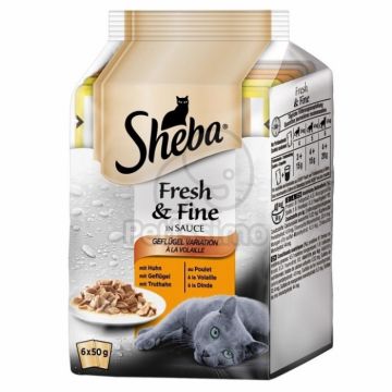 Sheba Mini, Selectii de pasare 6x50g la reducere