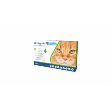 Stronghold Plus Pisica 60 mg, 1 ml (5 - 10 kg), 3 pipete