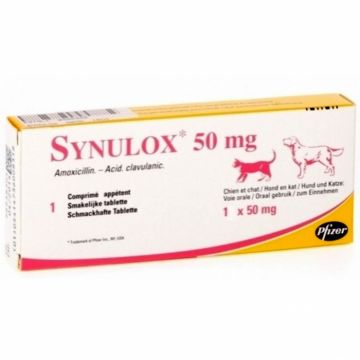 Synulox 50 mg 10 tablete