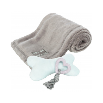 TRIXIE Puppy Set cu patura si 2 jucarii pentru catei