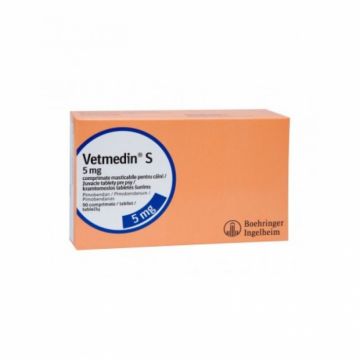 Vetmedin 5 mg 50 tablete masticabile