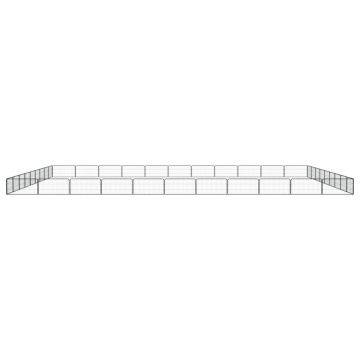 vidaXL Țarc câini 40 panouri negru 100x50 cm oțel vopsit electrostatic
