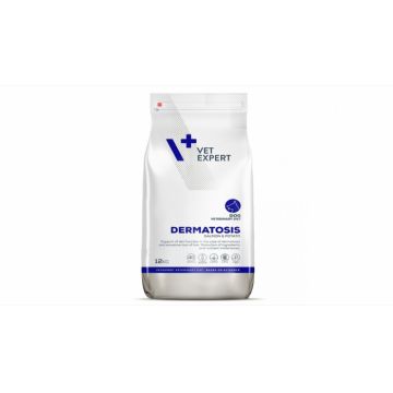 4T Veterinary Diet Dermatosis dog Somon Cartof, 12 kg