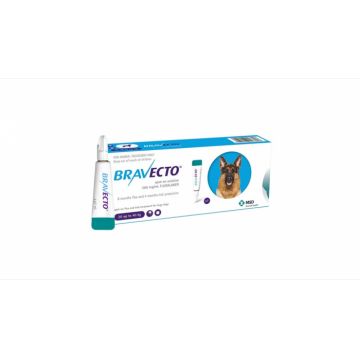 Bravecto spot on caine (20-40 kg) 1 pipeta la reducere