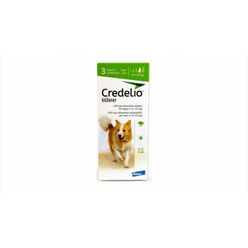 Credelio 450 mg caini (11 - 22 kg) - 3 tablete la reducere