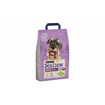 Dog Chow Senior cu Pui 2.5 kg ieftina