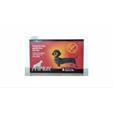 Fiprex 75 S pentru caini 2-10 kg - 3 pipete Antiparazitare la reducere