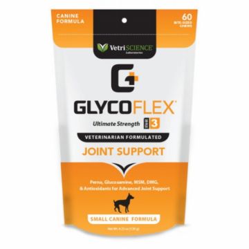 Glyco Flex III Bite-sized Chews, VetriSCIENCE - 60 Tablete ieftina