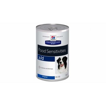 Hill s PD z d Food Sensitivities hrana umeda caini hipoalergenica 370 g ieftina