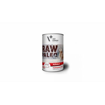 Hrana umeda, RAW PALEO, adult, carne de Vita, 400 g la reducere