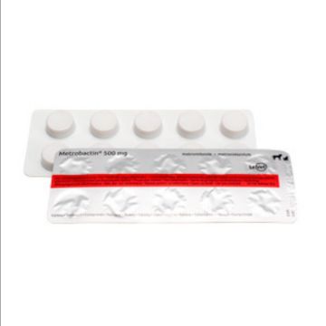 Metrobactin 500 mg, 2 x 10 comprimate de firma original