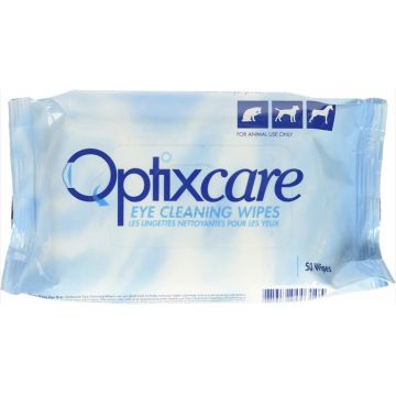 Optixcare EYE CLEANING WIPES, 50 servetele umede