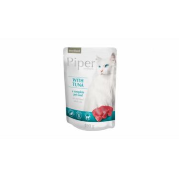 Plic hrana umeda Piper Cat Sterilised, Ton 100 g ieftina