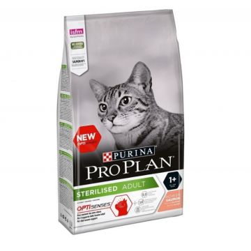 Purina Pro Plan Pisici Sterilizate Optisenses cu Somon 1.5 kg ieftina