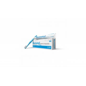 Restomyl, gel dentar cu periuta, 50 ml ieftin