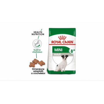 Royal Canin Mini Adult (+8), hrana uscata caini - 2 Kg la reducere