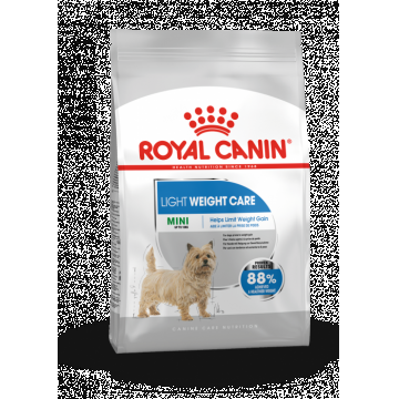 Royal Canin Mini Light Weight Care Adult, hrana uscata caini, 8 kg la reducere