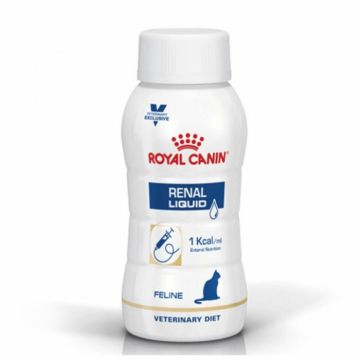 Royal Canin Renal Cat Liquid, 3 x 200ml de firma original