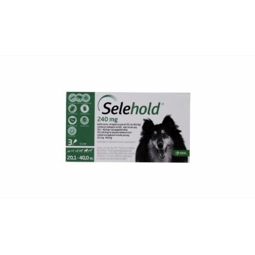 Selehold pentru caini 240 mg ml (20.1 - 40 kg), 3 x 2 ml