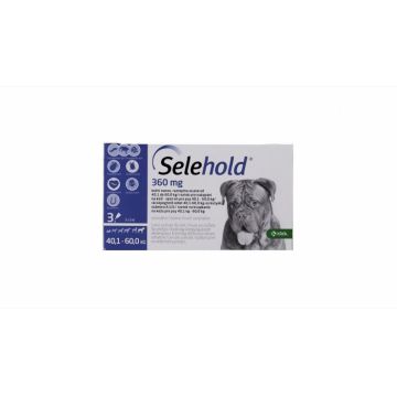 Selehold pentru caini 360 mg ml (40.1 - 60 kg), 3 x 3 ml