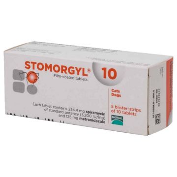 Stomorgyl 10 mg 20 comprimate de firma original