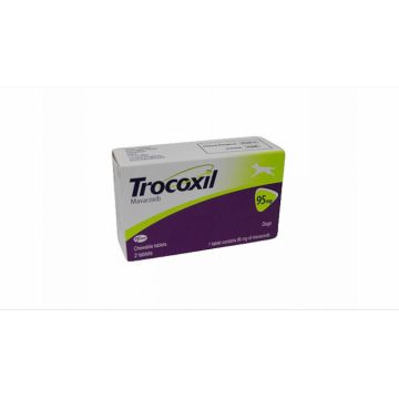 Trocoxil 95 mg, 2 tablete masticabile