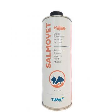 Ulei de somon din Atlanticul de Nord Salmovet 1000 ml de firma original