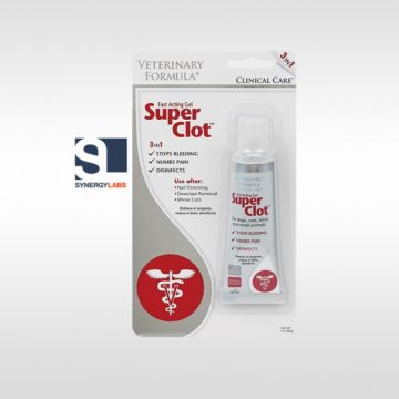 VFCC SuperClot, gel cicatrizant, Synergy Labs de firma original