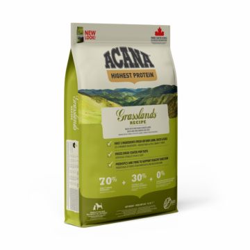 ACANA Dog Grasslands, hrana uscata fara cereale caini, 11.4kg ieftina