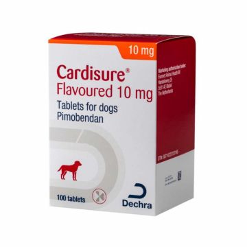 CARDISURE 10 MG 100 TB PALATABILE la reducere