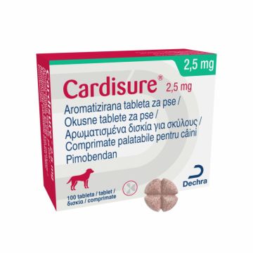 CARDISURE 2.5 MG 100 TB PALATABILE