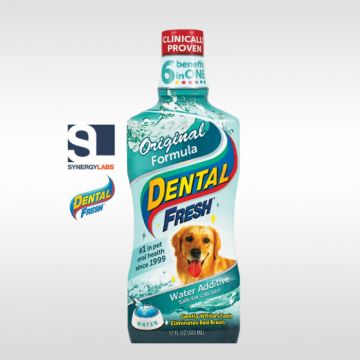 Dental Fresh ORIGINAL FORMULA pentru caini , Synergy Labs, 237 ml