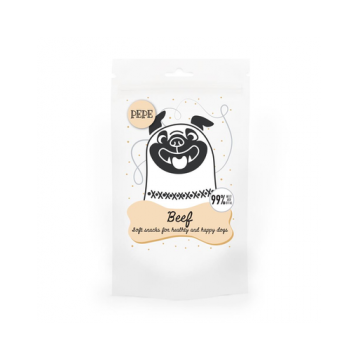 EGR PEPE Mini Chunkies Beef 80 g delicatese din carne de vită