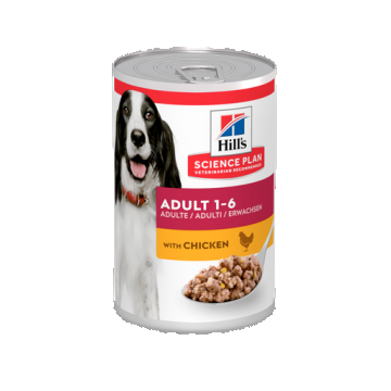 HILL'S Science Plan Canine Adult Chicken 370 g Conserva hrana umeda pentru caini adulti, cu pui
