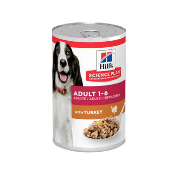 HILL'S Science Plan Canine Adult Turkey 370 g Hrana umeda caini adulti, cu curcan