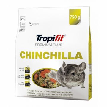 Hrana pentru cincila Tropifit Premium Plus Chinchilla, 750 g ieftina