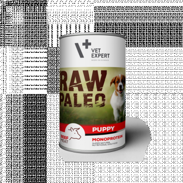 Hrana umeda pentru caini, RAW PALEO Puppy, carne de Vita, 800 g la reducere