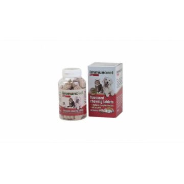 ImmunoVet supliment nutritiv natural pentru caini si pisici, 100 tablete de firma original