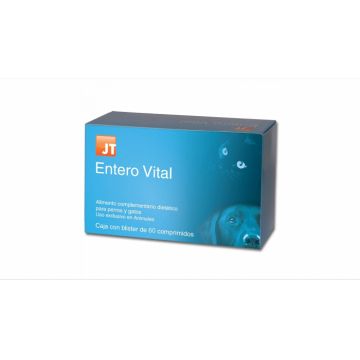 JT - ENTEROVITAL pentru caini, pisici si mamifere mici, 60 TABLETE