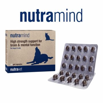 Nutravet Nutramind Caini Pisici, 45 capsule de firma original